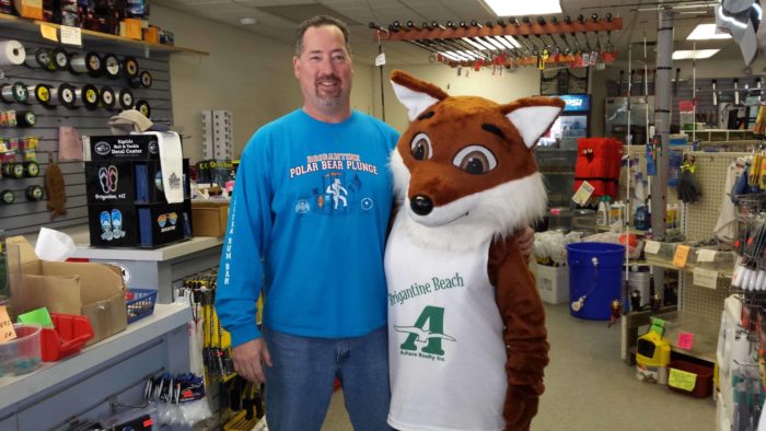 Andy Grossman and Briggy The Fox